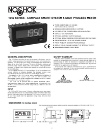 Thumbnail of document Manual - 1950 Series Digital Indicators